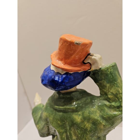 Mexican VTG 70s Art Paper Mache Clown Set of 2 Clown Figurines 14" - Picture 14 of 16